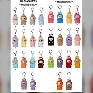 NEW LABUBUS - PIN FOR LOVE!